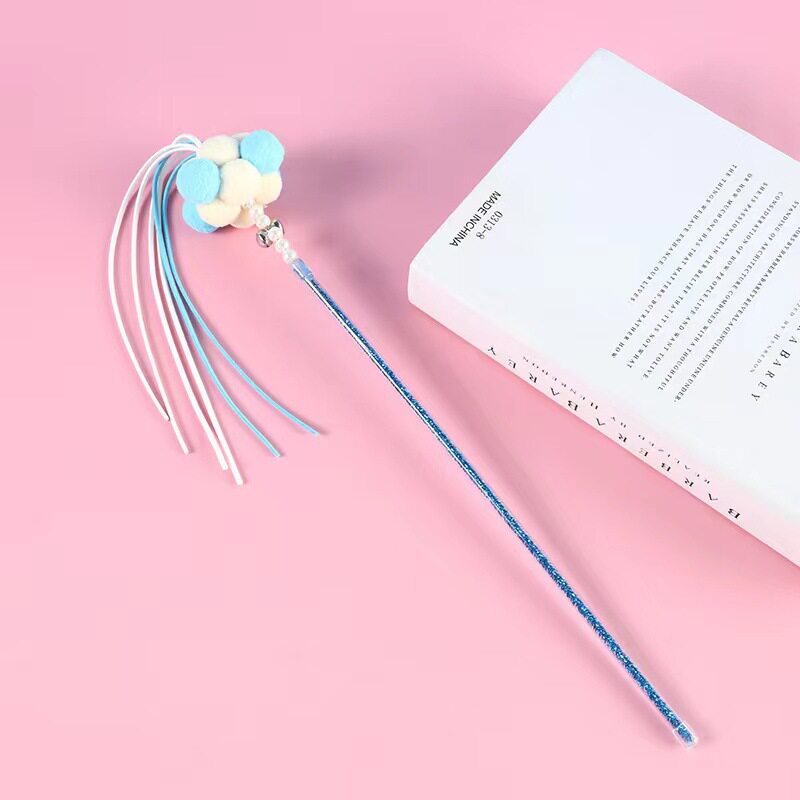 Interactive Feather Cat Toy - Fun Chase & Play Teaser for Cats