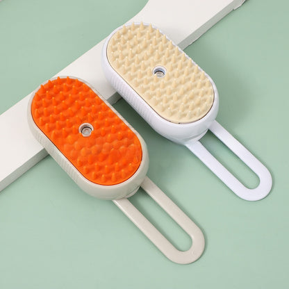 PawFresh Steam Pet Grooming Comb — Bath-Free Hair Removal Brush for Dogs & Cats