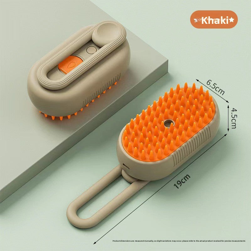 PawFresh Steam Pet Grooming Comb — Bath-Free Hair Removal Brush for Dogs & Cats