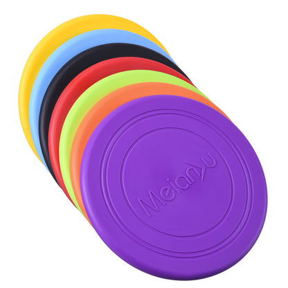 Soft Floating Dog Frisbee - Durable Chew-Resistant Outdoor Toy for Dogs