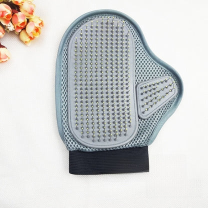 Pet Bathing Gloves - Gentle Grooming Massage Brush for Dogs