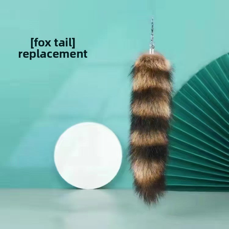Adjustable Cat Teaser Wand - Interactive Play Toy with Multiple Attachments