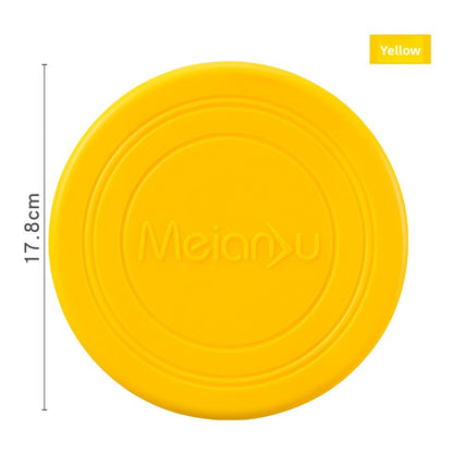 Soft Floating Dog Frisbee - Durable Chew-Resistant Outdoor Toy for Dogs