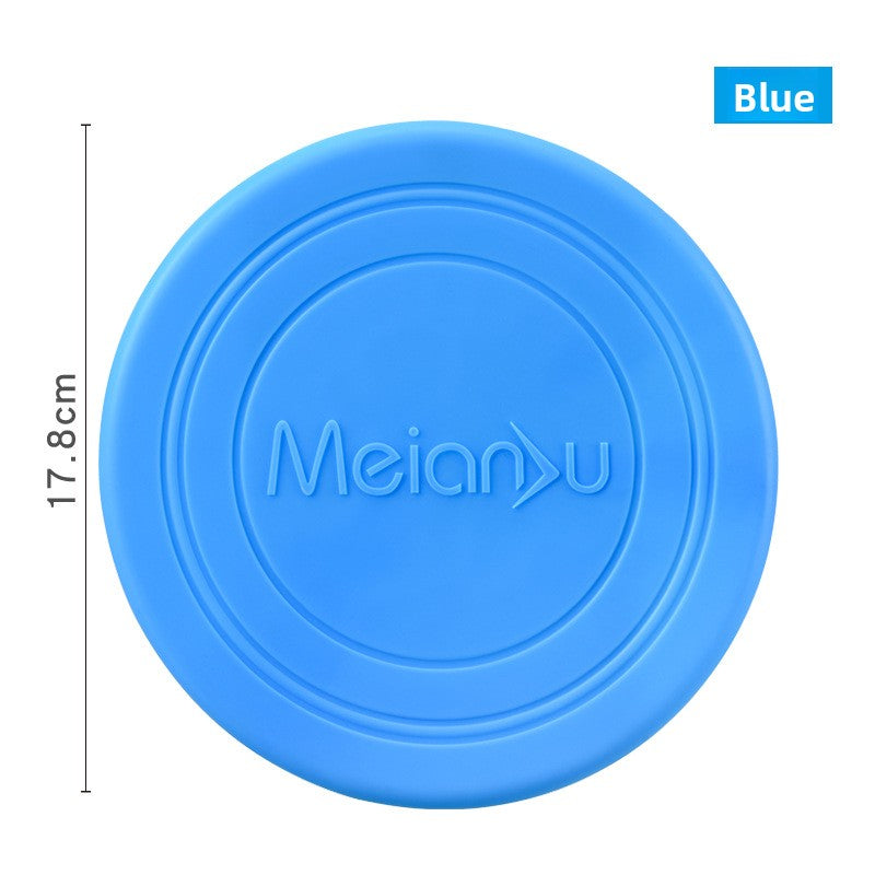 Soft Floating Dog Frisbee - Durable Chew-Resistant Outdoor Toy for Dogs