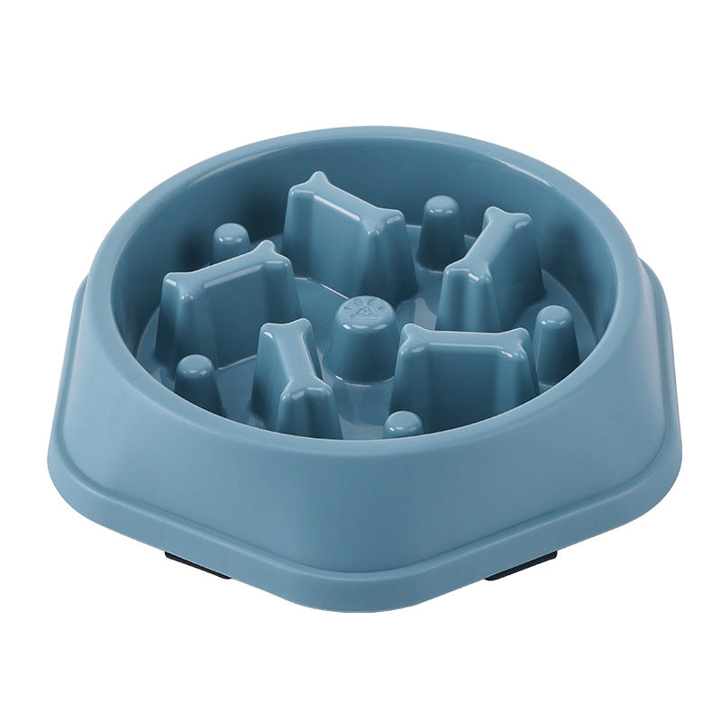 Slow Feeder Dog Bowl - Anti-Choke Food Dish for Healthier Eating