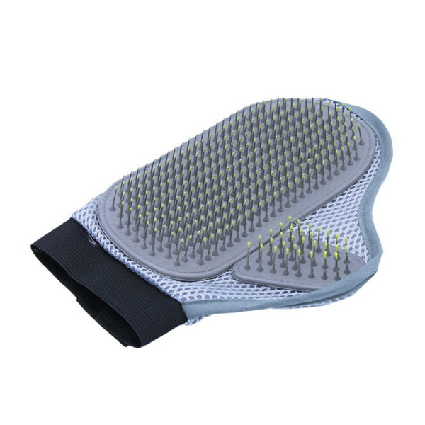 Pet Bathing Gloves - Gentle Grooming Massage Brush for Dogs