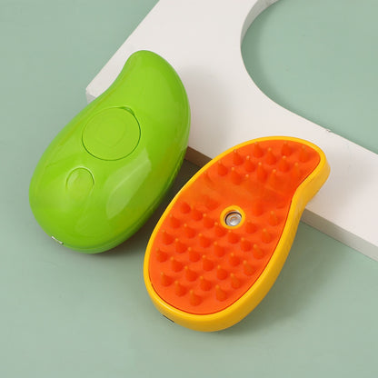 PawFresh Steam Pet Grooming Comb — Bath-Free Hair Removal Brush for Dogs & Cats