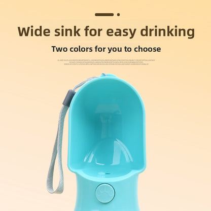 Portable Pet Water Bottle - Leakproof Outdoor Drinking Dispenser for Dogs & Cats