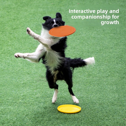 Soft Floating Dog Frisbee - Durable Chew-Resistant Outdoor Toy for Dogs