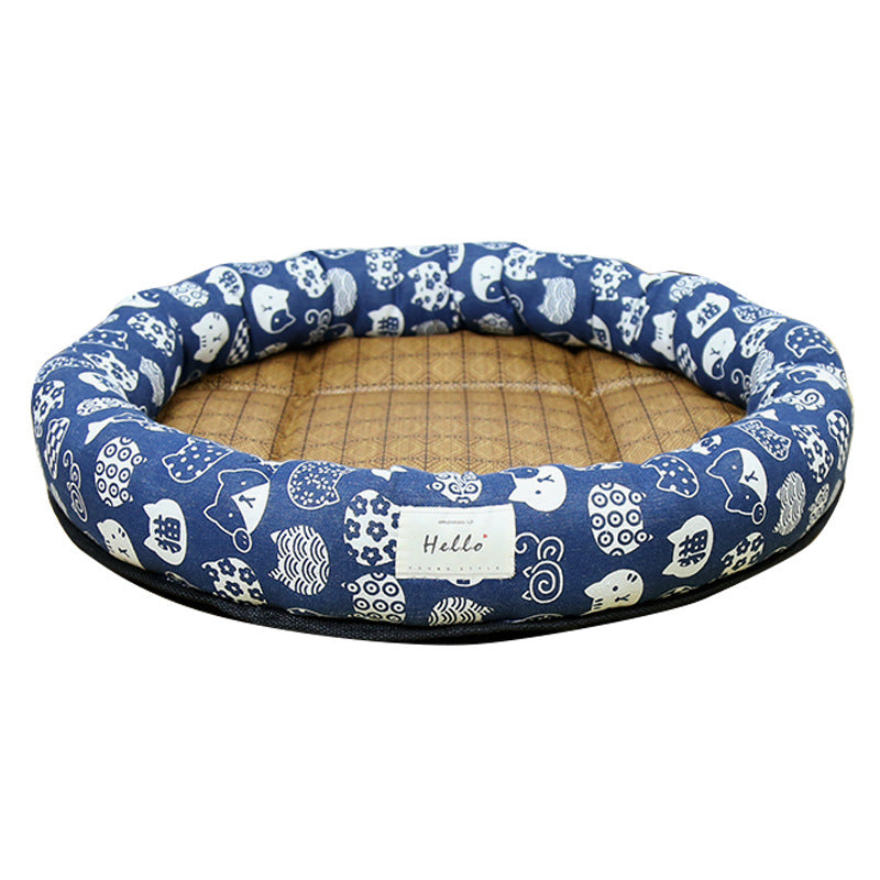 Breathable Pet Mat - Cooling Summer Bed for Cats & Small Pets