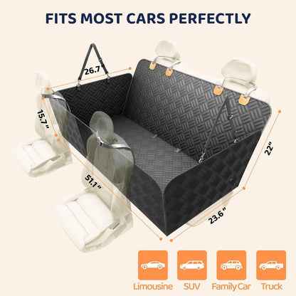 Waterproof Car Backseat Pet Protector - Anti-Dirt Seat Cover for Dogs & Pets