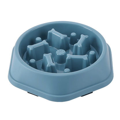 Slow Feeder Dog Bowl - Anti-Choke Food Dish for Healthier Eating