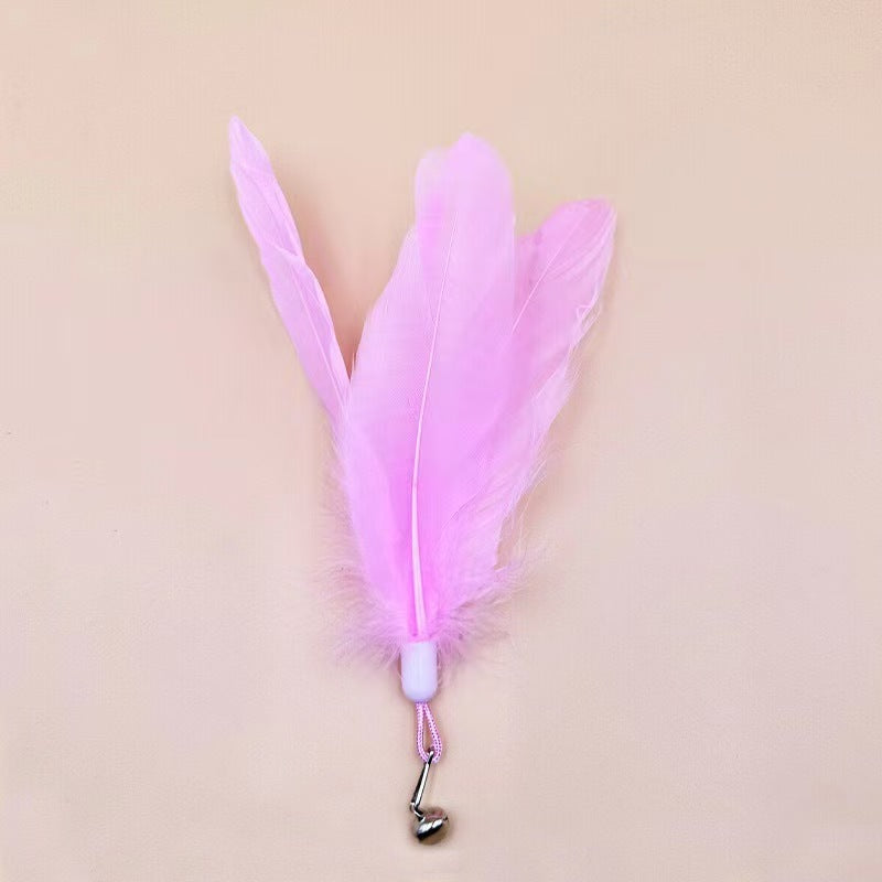 Adjustable Cat Teaser Wand - Interactive Play Toy with Multiple Attachments