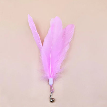 Adjustable Cat Teaser Wand - Interactive Play Toy with Multiple Attachments