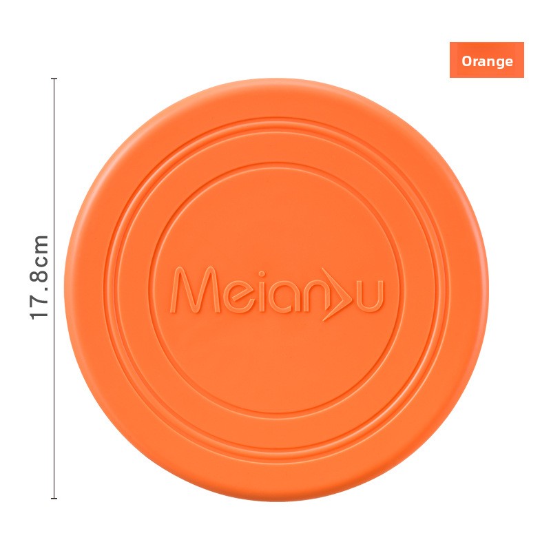 Soft Floating Dog Frisbee - Durable Chew-Resistant Outdoor Toy for Dogs