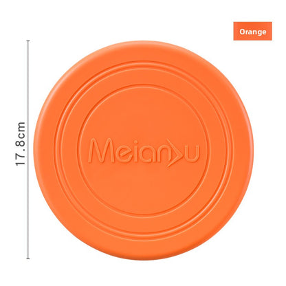 Soft Floating Dog Frisbee - Durable Chew-Resistant Outdoor Toy for Dogs