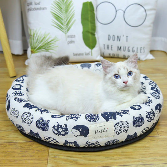 Breathable Pet Mat - Cooling Summer Bed for Cats & Small Pets