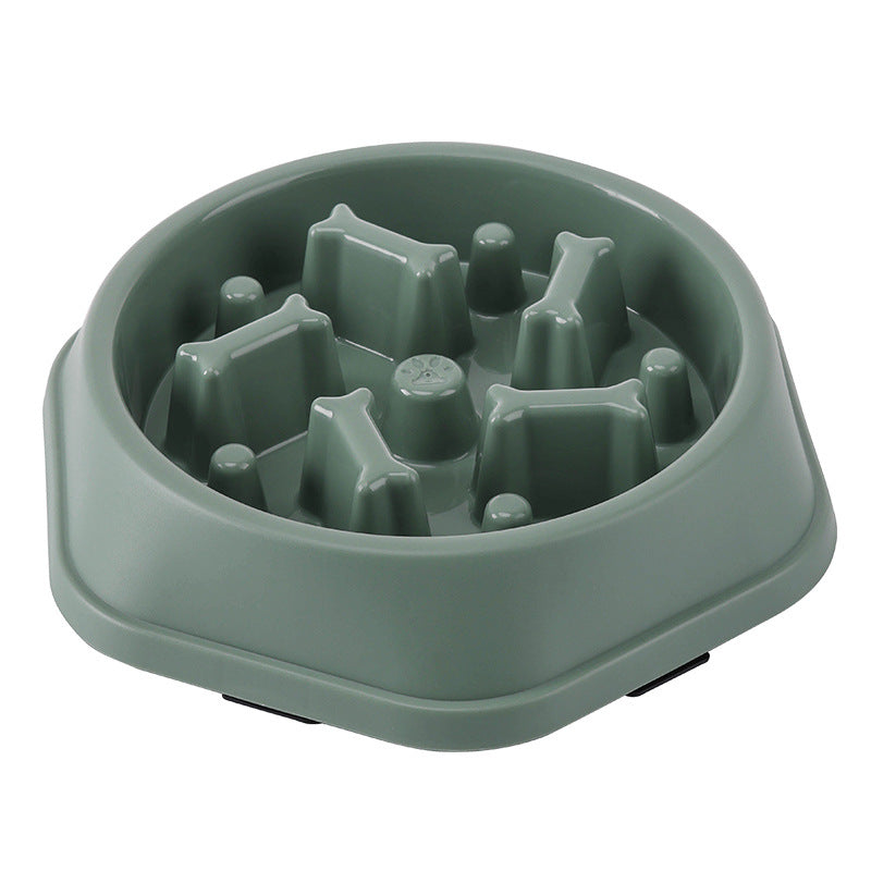 Slow Feeder Dog Bowl - Anti-Choke Food Dish for Healthier Eating