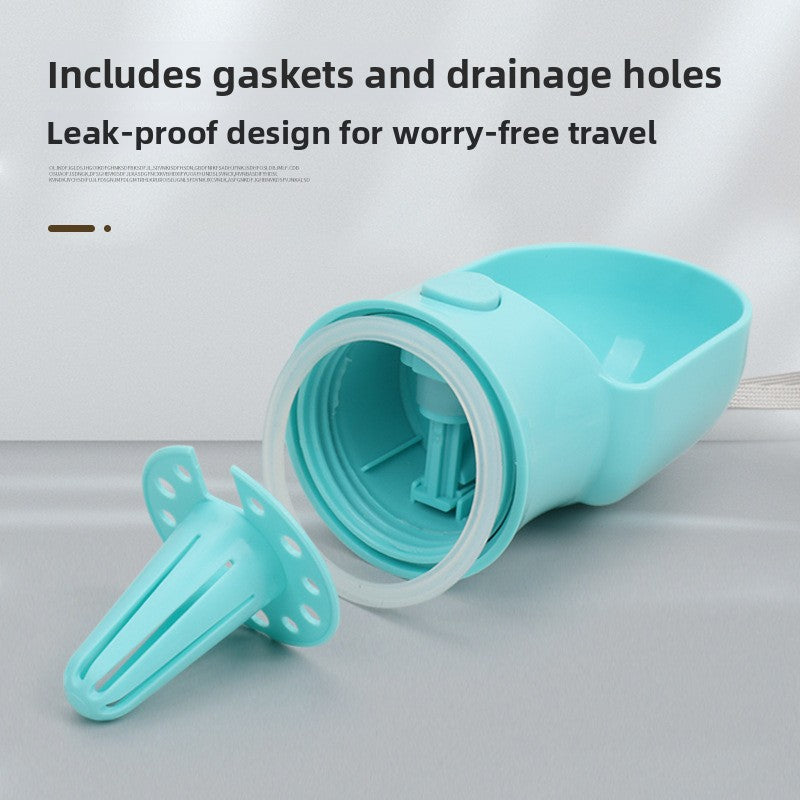 Portable Pet Water Bottle - Leakproof Outdoor Drinking Dispenser for Dogs & Cats