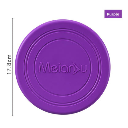Soft Floating Dog Frisbee - Durable Chew-Resistant Outdoor Toy for Dogs