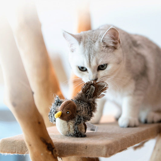 Plush Sound Cat Toy - Interactive Squeaky Toy for Cats