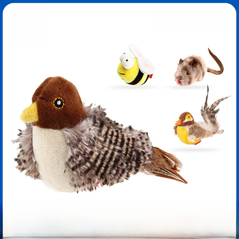 Plush Sound Cat Toy - Interactive Squeaky Toy for Cats
