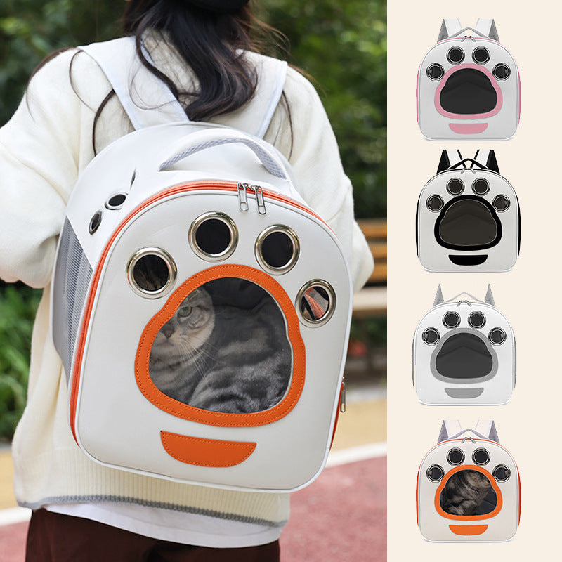 Foldable Pet Travel Bag - Comfortable & Ventilated Carrier for Cats