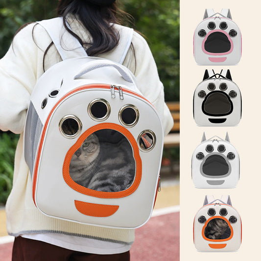 Foldable Pet Travel Bag - Comfortable & Ventilated Carrier for Cats