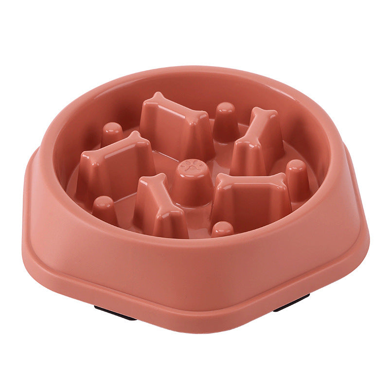 Slow Feeder Dog Bowl - Anti-Choke Food Dish for Healthier Eating