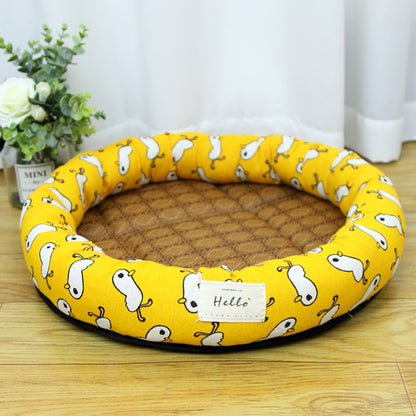Breathable Pet Mat - Cooling Summer Bed for Cats & Small Pets