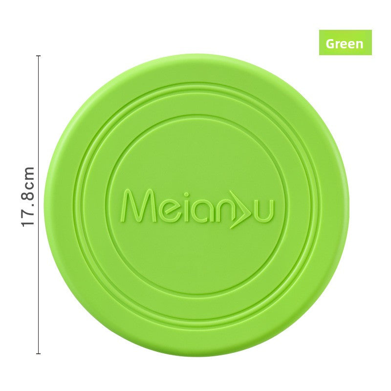 Soft Floating Dog Frisbee - Durable Chew-Resistant Outdoor Toy for Dogs