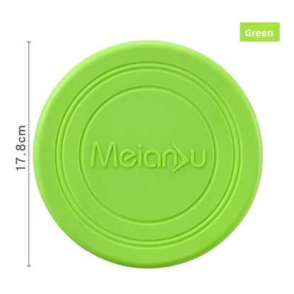 Soft Floating Dog Frisbee - Durable Chew-Resistant Outdoor Toy for Dogs
