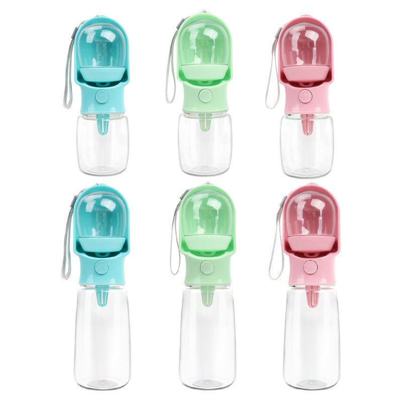 Portable Pet Water Bottle - Leakproof Outdoor Drinking Dispenser for Dogs & Cats
