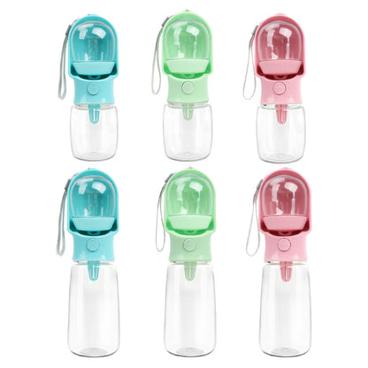 Portable Pet Water Bottle - Leakproof Outdoor Drinking Dispenser for Dogs & Cats